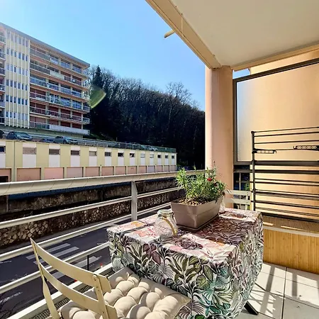 T2 Parking Prox Thermes Et Centre-ville Lägenhet *